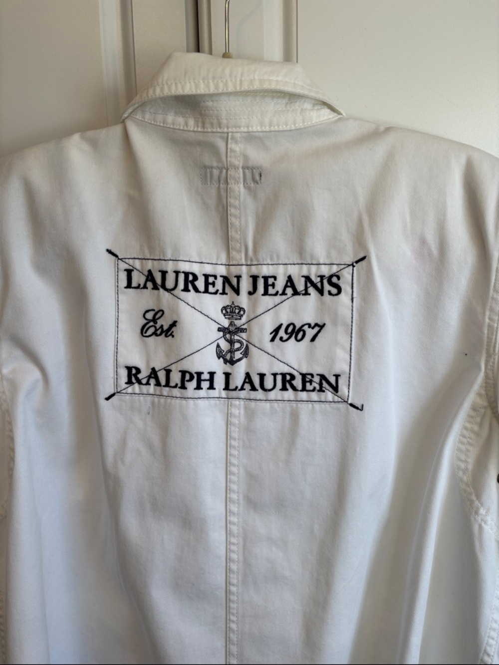 Ralph Lauren White Shirt with Dark Green Label XL - Picture 7 of 7